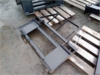 Skid Steer Forklift Frame Attachment