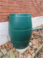 A Resin Rain Barrel