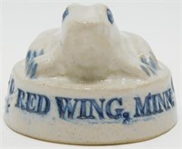Red Wing MN Souvenir Stoneware Frog - 2 1/4"