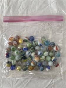 Lot of 52 Marbles