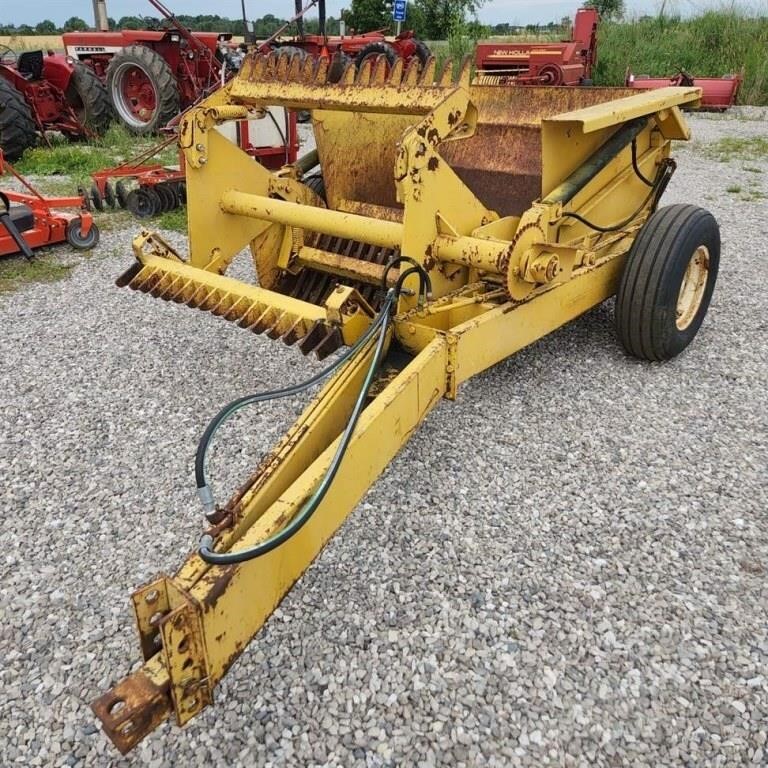 Degelman Chain Drive Rock Picker. 56"W Pan.