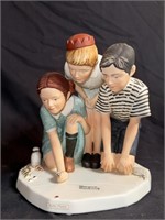 Dave Grossman 8" Norman Rockwell Marble Players
