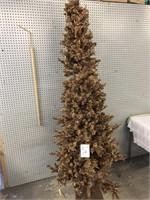 GOLD CHRISTMAS TREE - 8FT