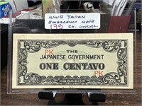 WWII JAPAN EMERGENCY CURRENCY NOTE UNC