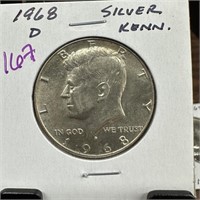 1968-D JFK SILVER HALF DOLLAR