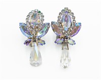 Weiss Aurora Borealis Mystic Topaz Earrings