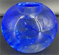 Kosta Boda Blue Crystal Art Glass