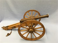 An antique cannon, 28"   (2)