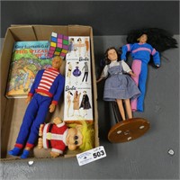 Barbie / Ken Doll, Wizard of Oz & Book, Troll