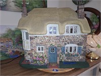 REVOLVING COTTAGE, ROOMS W/ MINIATURES + ARTWORK