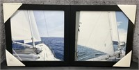 Sailing Away Pictures Framed in Black, Each