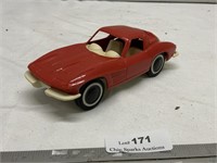 Beautiful 6 1/2" Vintage Corvette Toy Car No