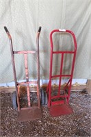 Pair Of 2 Wheeled Handcarts