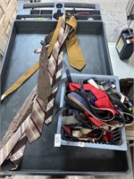 lot of Vintage Ties & Belts