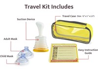 LifeVac Yellow Travel Kit 2 Pack - Portable