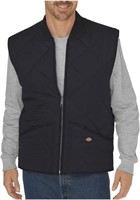 (N) Dickies Men's Diamond Quilted Nylon Vest