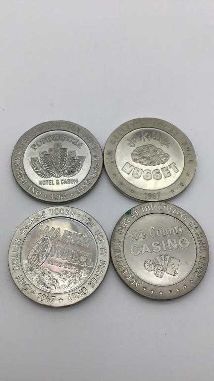 Vintage Casino Tokens