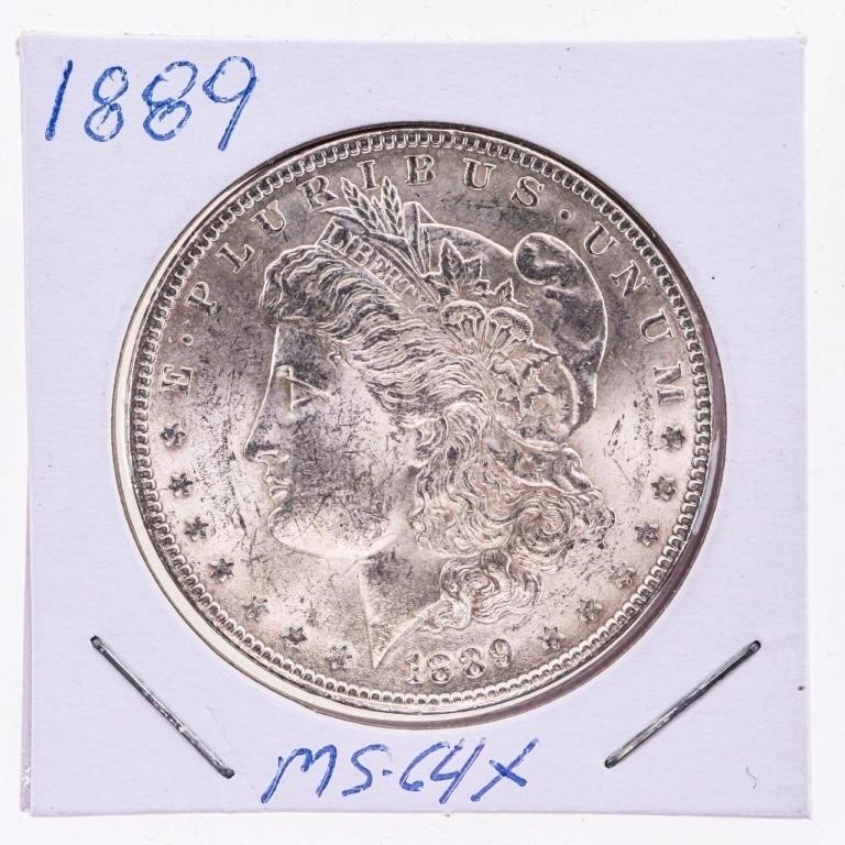 USA 1889 Silver Morgan Dollar MS64