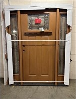 Leaded glass craftsman exterior door R/H swing