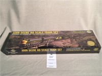 John Deere HO Scale Train Set with Pewter Trains
