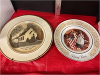 Betty Ross and prospect Christian church plates