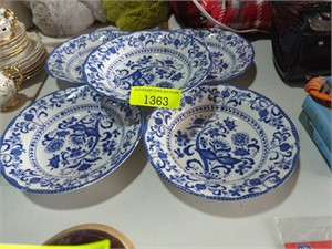 Vintage Flow Blue Bowls