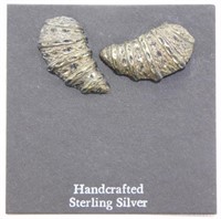 Vintage Handcrafted Sterling Silver Earrings