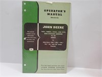 Operator's Manual John Deere Integral Bedders
