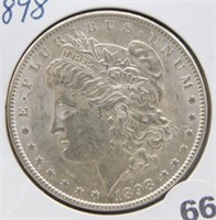 1898 Morgan Silver Dollar.