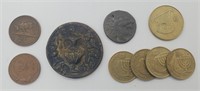 Various Foreign Coins/Tokens