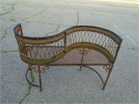 Unique Metal Garden "Love Bench"