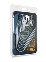 PIT BARREL COOKER STAINLESS STEEL HOOKS (4)