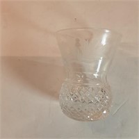 Edinborough crystal  Thistle small glass