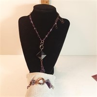 Jewelry in purple box