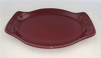 Longaberger Paprika Small oval platter