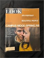 Look Magazine  JFK Portrait    April 1968