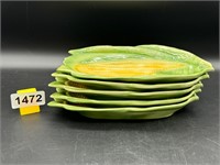 Stack of 5 ear of corn dishes