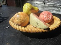Decorative Fruits and Basket