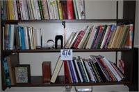 3 SHELVES OF BOOKS, VARIOUS TITLES & AUTHORS