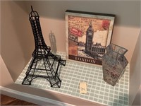 Paris Decor On Shelf