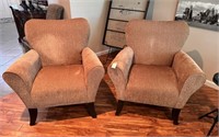 2 Matching Tan Armchairs