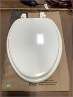 White Oblong Toilet Seat
