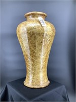 Beautiful over sized leather finish wall urn