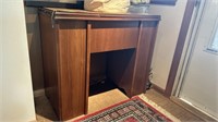 Vintage Wooden Sewing Cabinet (no machine)