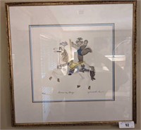 BARNUM AND BAILEY ENGRAVED ART WORK SIGNED AND NUM