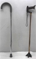 WALKING CANES - 2 QTY - 29” AND 31.5”