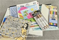 Craft and Drawing Lot Colored Pencils, markers etc