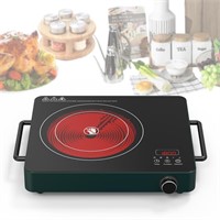 VBGK Electric Cooktop,1800W Single Burner Cooktop