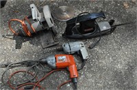 Lot of Power Corded Hand Tools