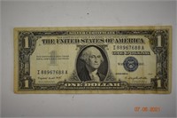 1957-A US One Dollar Silver Certificate